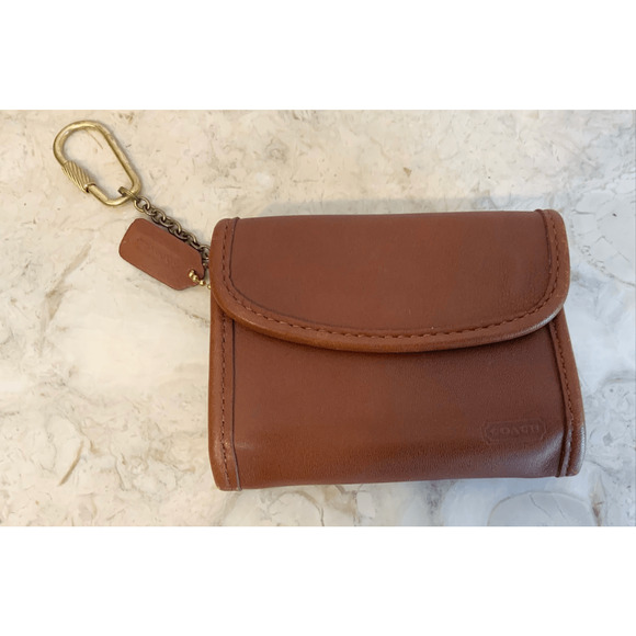 Coach Vintage British Tan Leather Multifunction Wallet 7219 - Picture 6 of 10